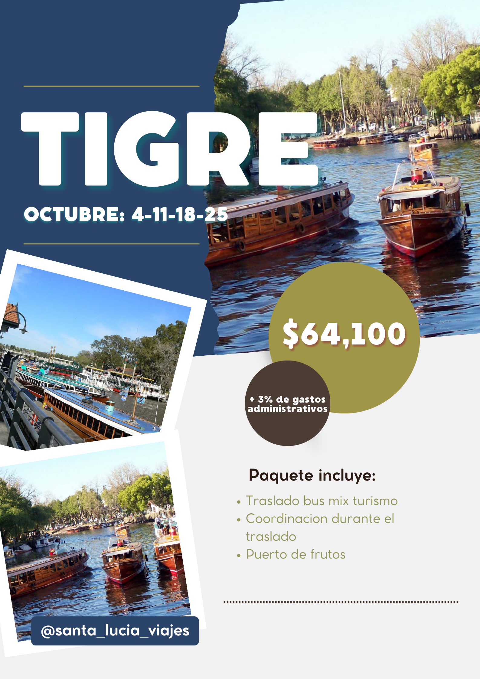Copia de Poster destino turístico dinámico multicolor - 2