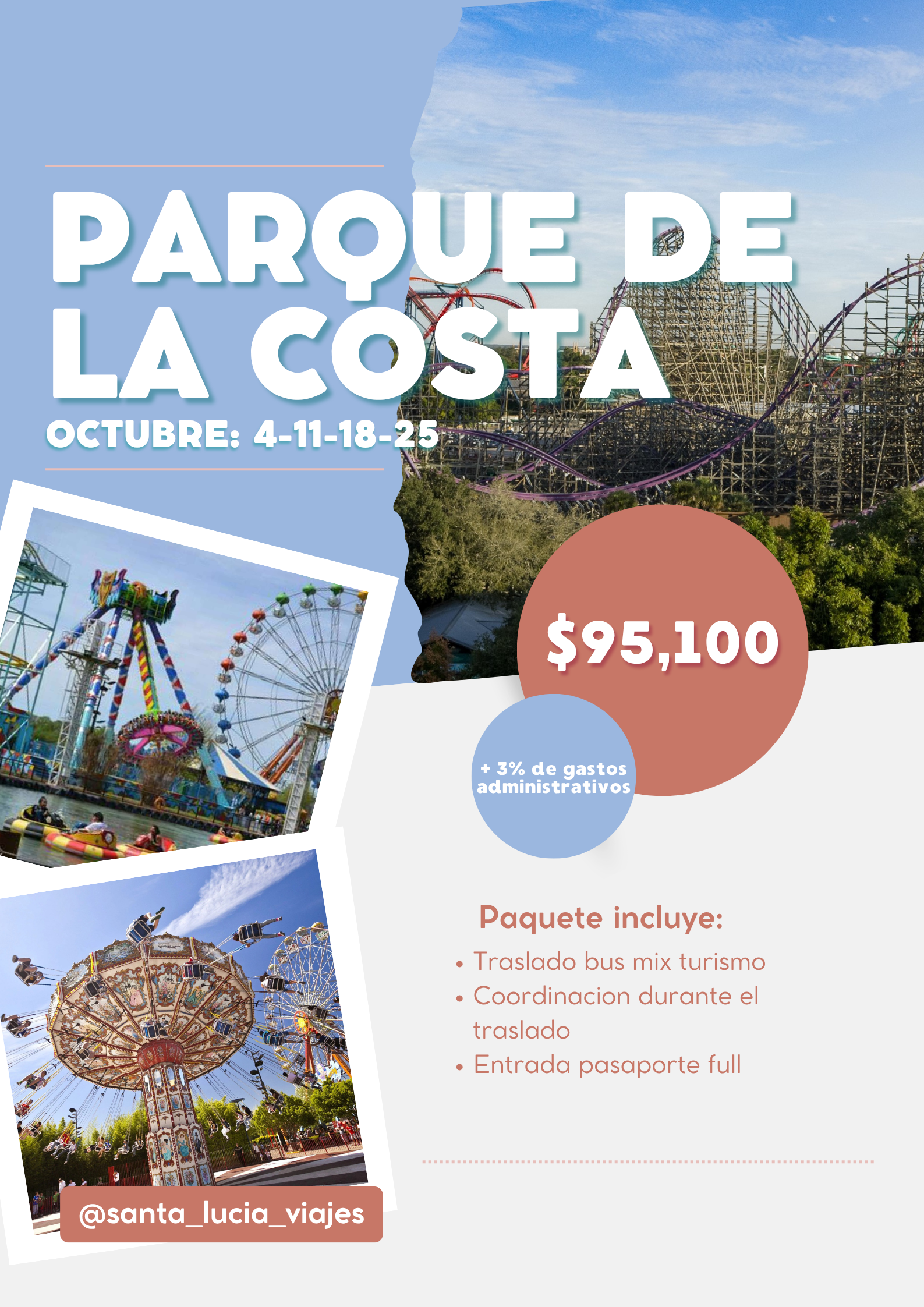 Copia de Poster destino turístico dinámico multicolor - 3
